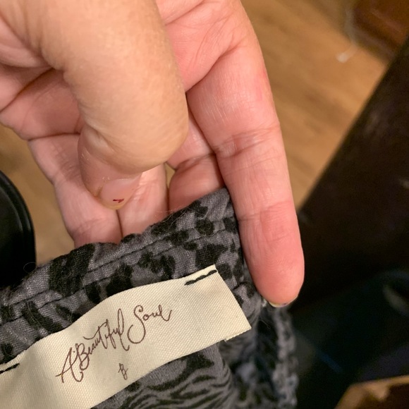 Beautiful souls jumpsuit navy blue leopard print - Picture 3 of 3